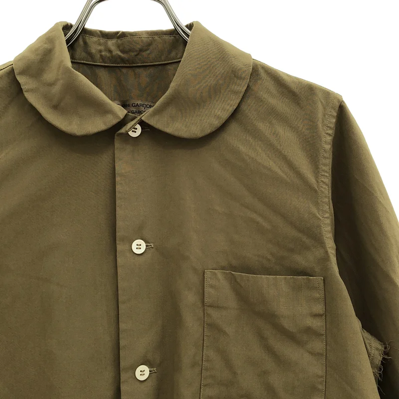 COMME des GARCONS COMME des GARCONS / コムコム | 2023AW | カットオフ チュール シャツ_長袖 RL-B008 | XS | レディース