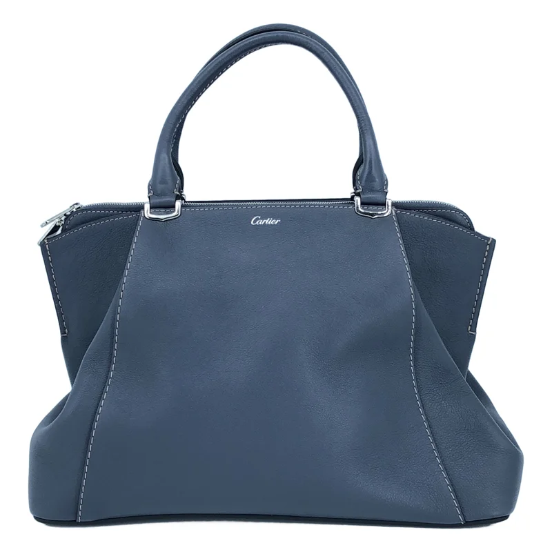 Cartier / カルティエ | C ドゥカルティエ 2way レザー ハンドバッグ |