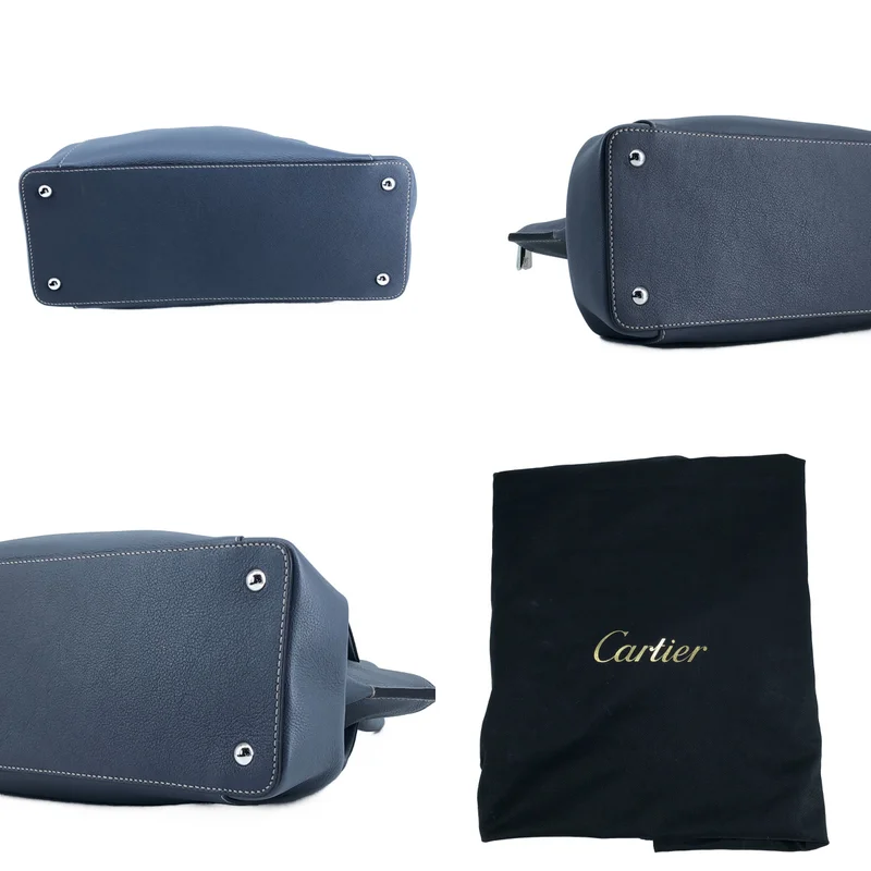 Cartier / カルティエ | C ドゥカルティエ 2way レザー ハンドバッグ |