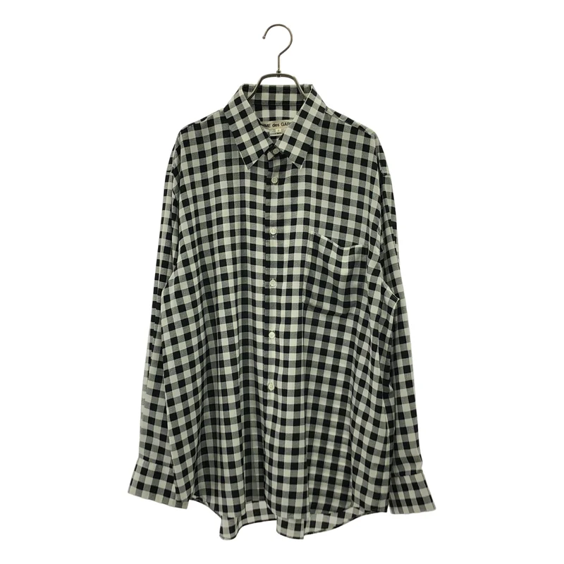 COMME des GARCONS / コムデギャルソン | 2025AW | ポリエステル ギンガムチェック オーバーサイズシャツ | S | レディース