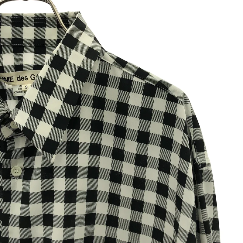 COMME des GARCONS / コムデギャルソン | 2025AW | ポリエステル ギンガムチェック オーバーサイズシャツ | S | レディース