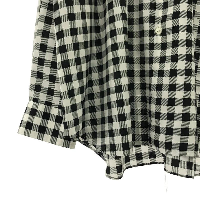 COMME des GARCONS / コムデギャルソン | 2025AW | ポリエステル ギンガムチェック オーバーサイズシャツ | S | レディース