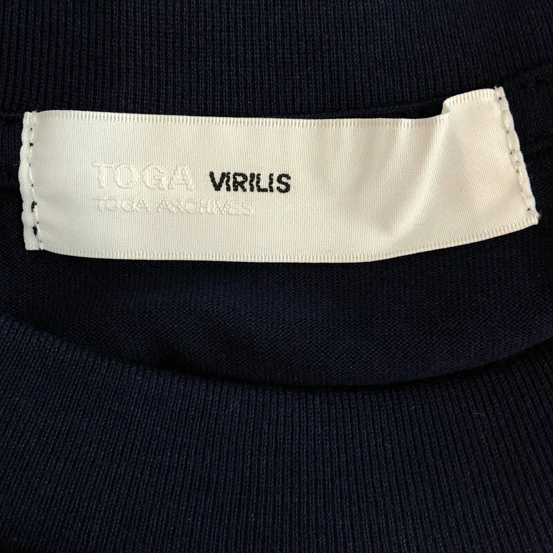 TOGA VIRILIS  / トーガビリリース | コットンジャージー 異素材切替 Tシャツ | 46 | メンズ