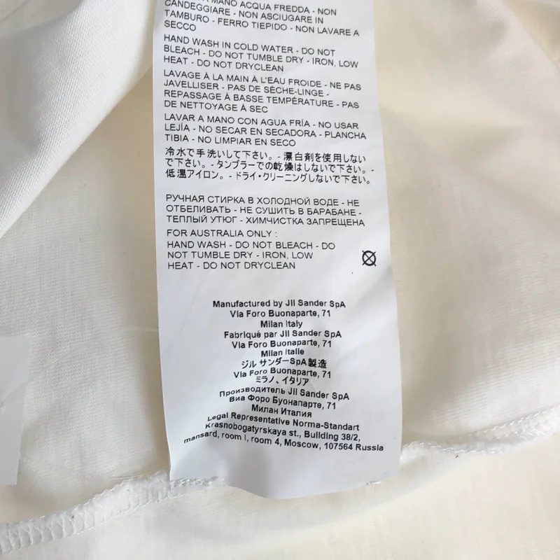 JIL SANDER+ / ジルサンダープラス | ロゴパッチ クルーネックTシャツ | L | メンズ