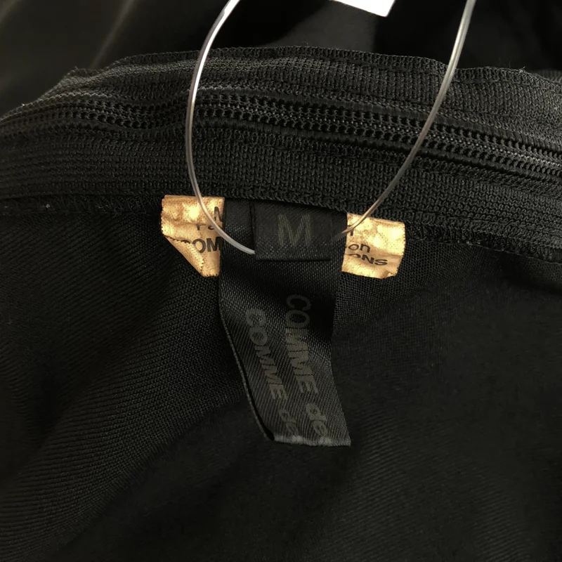 COMME des GARCONS COMME des GARCONS / コムコム | 2019AW | ポリエステル 縮絨  ビッグカラー ノースリーブワンピース | M | レディース