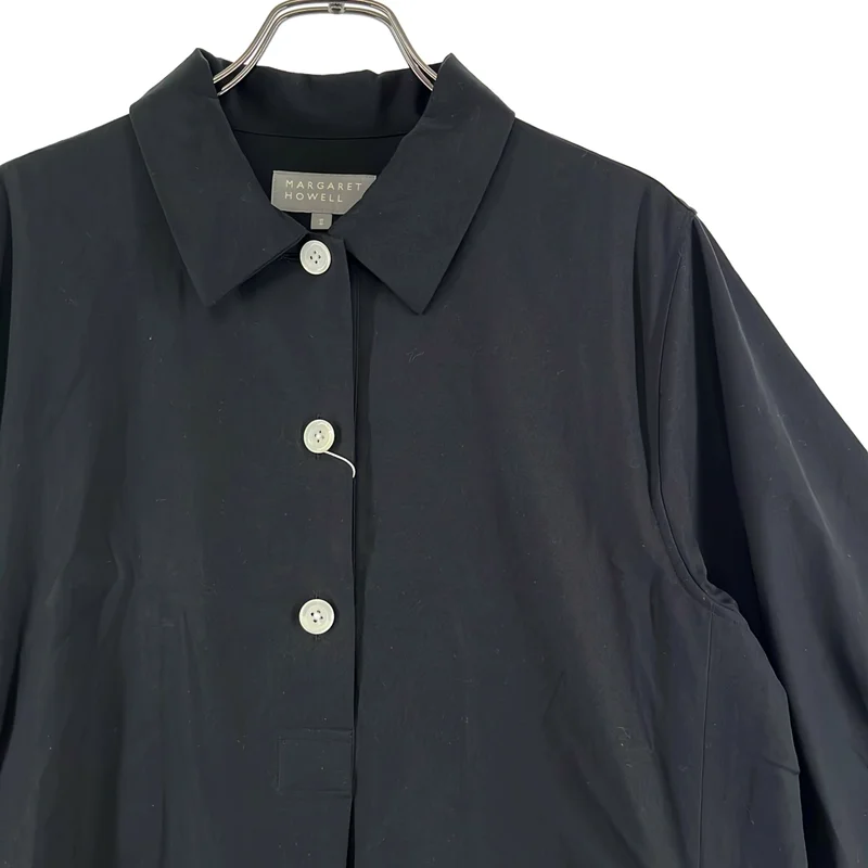 MARGARET HOWELL / マーガレットハウエル | 2023SS | WARM COTTON プルオーバー シャツ ワンピース | 2 | レディース