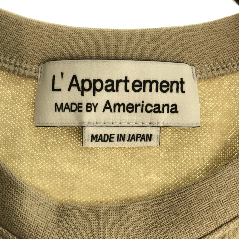 L'Appartement / アパルトモン | × AMERICANA / Short Sleeve Cut Off Sweat 半袖スウェット |