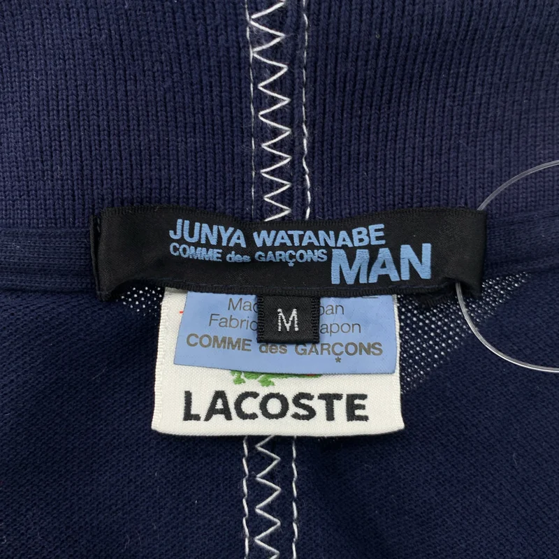 JUNYAWATANABE COMMEdesGARCONS MAN / ジュンヤワタナベマン | 2008SS | × LACOSTE / コットン ステッチデザイン ポロシャツ | M | メンズ
