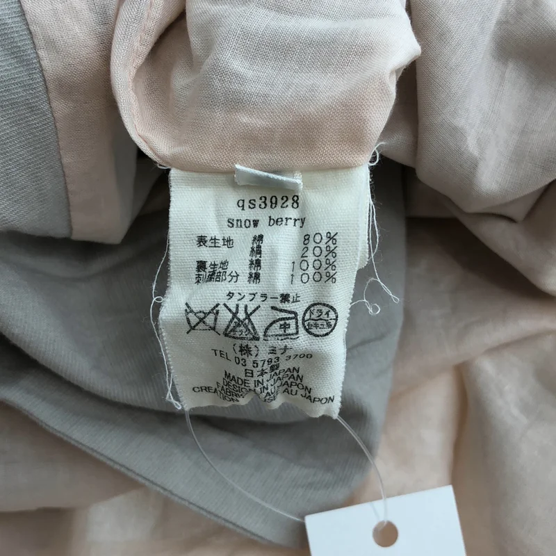 mina perhonen / ミナペルホネン | snow berry コットン シルク 刺しゅう ラウンドカラー シャツワンピース | 36 | レディース