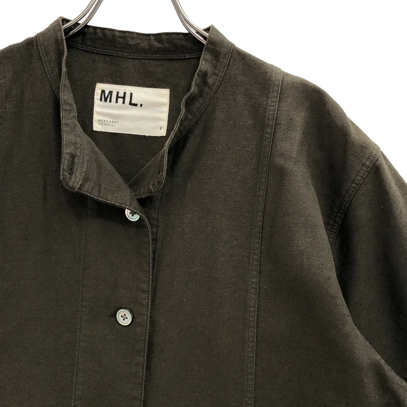 MHL. / エムエイチエルマーガレットハウエル | バンドカラー 半袖ワンピース 595-2157580 | 1 | レディース