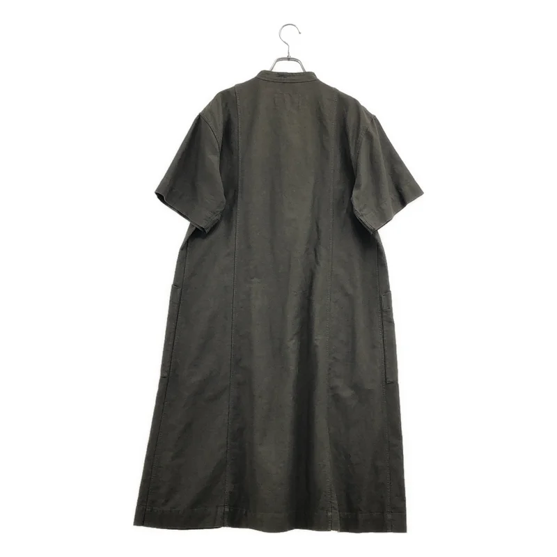 MHL. / エムエイチエルマーガレットハウエル | バンドカラー 半袖ワンピース 595-2157580 | 1 | レディース