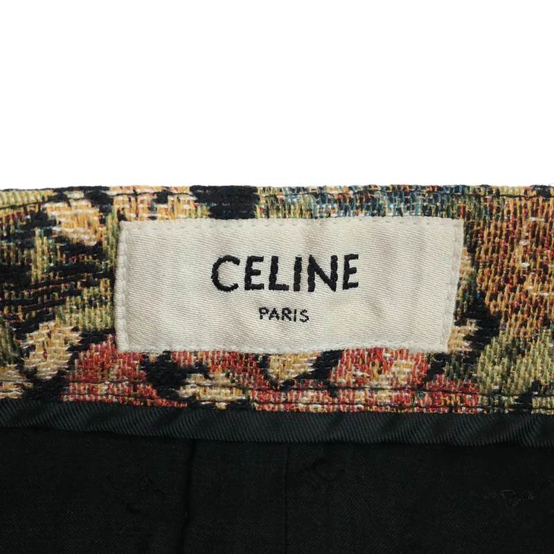 CELINE / セリーヌ | フラワー柄 ゴブラン織り スカート 2J092110K | 34 | レディース
