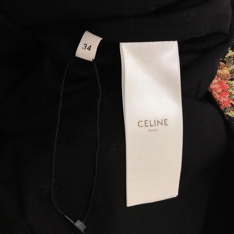 CELINE / セリーヌ | フラワー柄 ゴブラン織り スカート 2J092110K | 34 | レディース