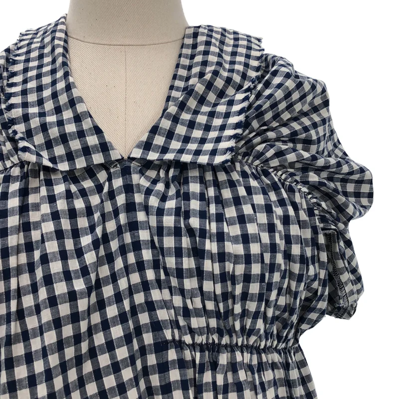 tricot COMME des GARCONS / トリココムデギャルソン | 2013SS | コットン チェック カットオフワンピース | M | レディース