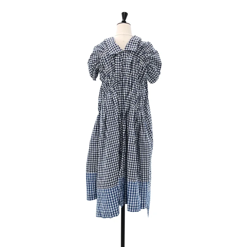 tricot COMME des GARCONS / トリココムデギャルソン | 2013SS | コットン チェック カットオフワンピース | M | レディース