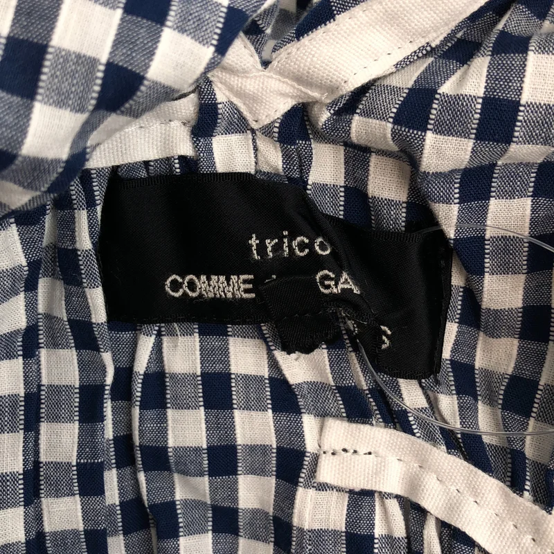 tricot COMME des GARCONS / トリココムデギャルソン | 2013SS | コットン チェック カットオフワンピース | M | レディース