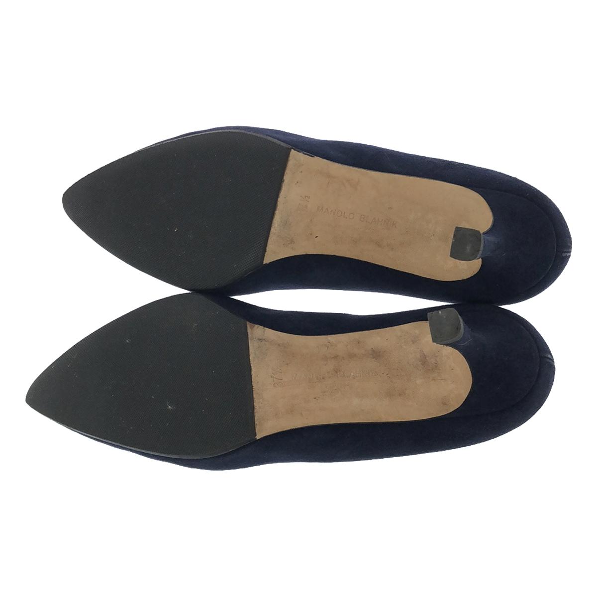 MANOLO BLAHNIK / マノロブラニク | スエード ポインテッドトゥ ヒール
