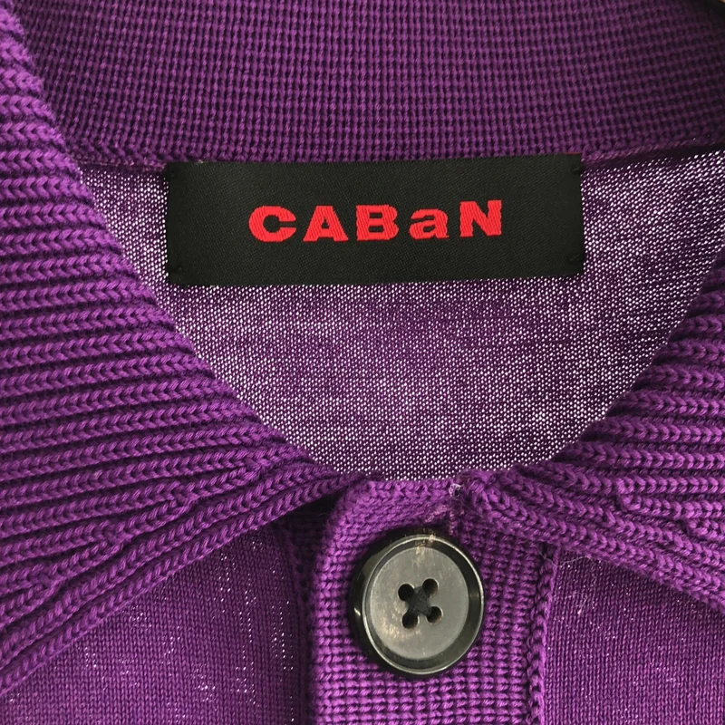 CABaN / キャバン | コットンポリエステル ポロニットプルオーバー | M | レディース