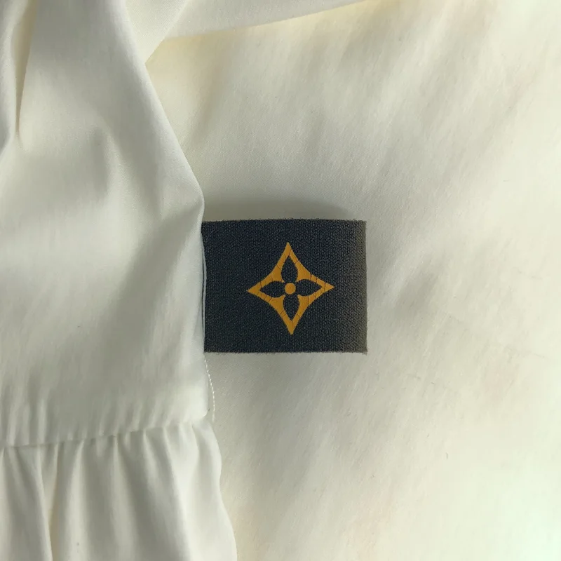 Louis Vuitton / ルイヴィトン | 2021AW | コットン スカラップレース ディアード シャツワンピース | 34 | レディース