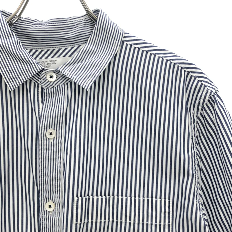 NEIGHBORHOOD / ネイバーフッド | ESTABLISH / C-SHIRTS SS コットン ストライプ シャツ | L | メンズ