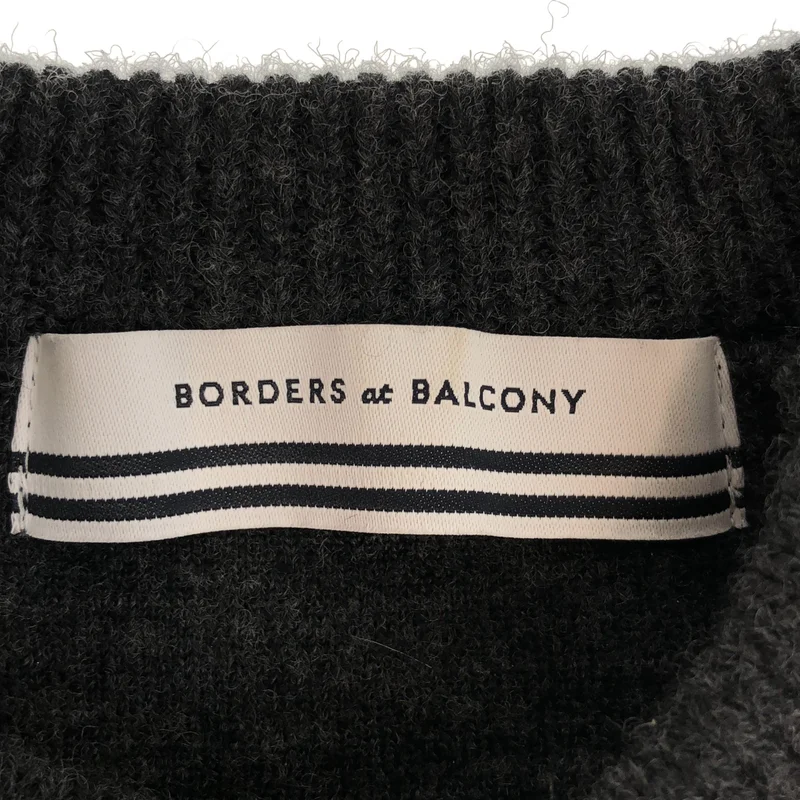 BORDERS at BALCONY / ボーダーズアットバルコニー | 2022AW | AIR TWIST WOOL MINI DRESS / エアツイスト ウールニット ミニワンピース | 38 | レディース