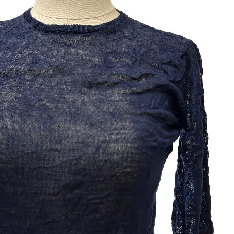 AURALEE / オーラリー | 2025AW | WRINKLED WOOL POLYESTER HIGH GAUGE KNIT DRESS / ニット ドレス ワンピース | 0 | レディース