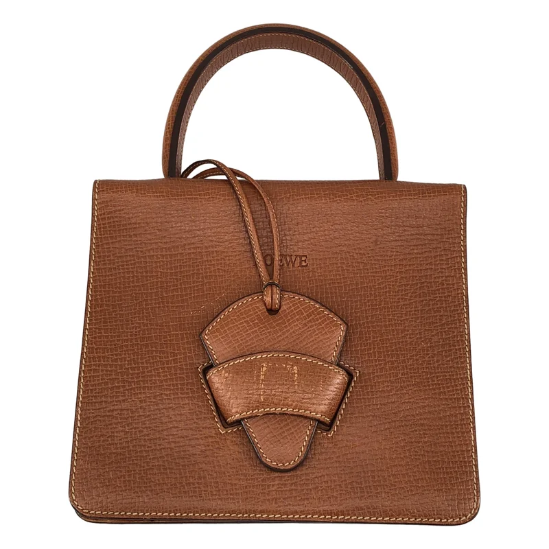 LOEWE / ロエベ | バルセロナ レザー ハンドバッグ |