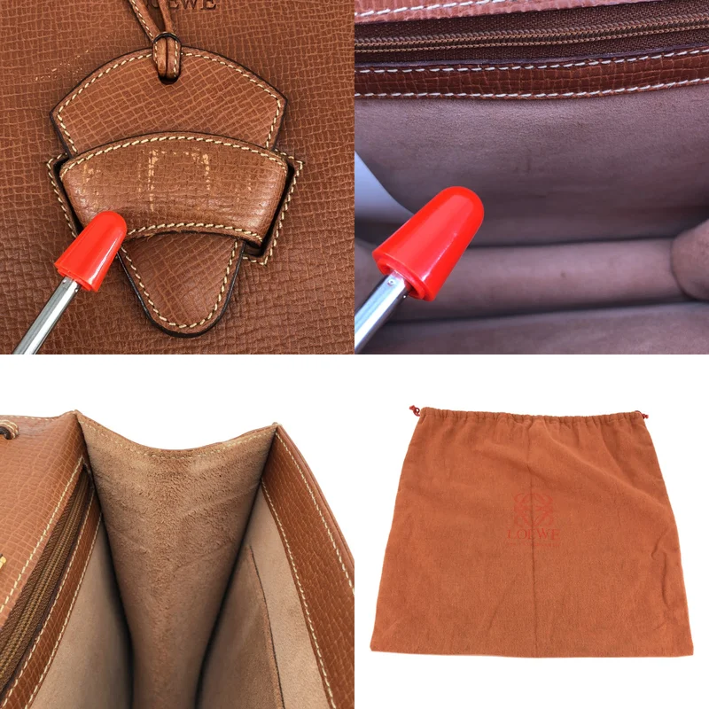 LOEWE / ロエベ | バルセロナ レザー ハンドバッグ |