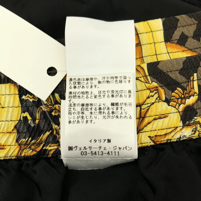 FENDI / フェンディ | ×VERSACE / シルク バロック ズッカ プリント ショートパンツ | 50 | メンズ