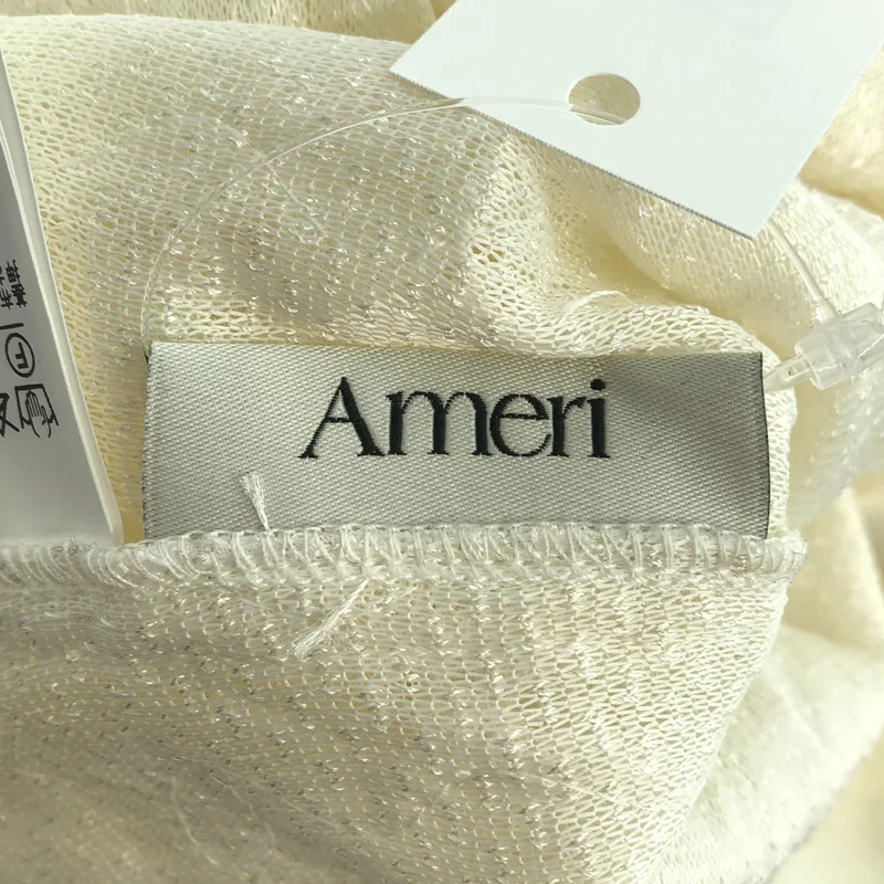 AMERI / アメリ | FURYL JACQUARD TOP フリルジャガード シャツ | F | レディース