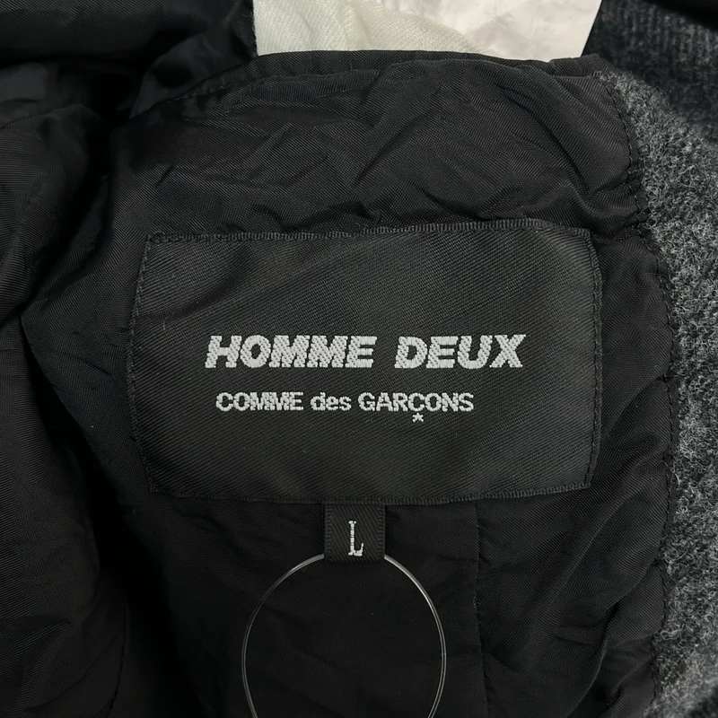 COMME des GARCONS HOMME DEUX / コムデギャルソンオムドゥ | 2015AW | ウール縮絨 パッチワーク テーラードジャケット | L | メンズ