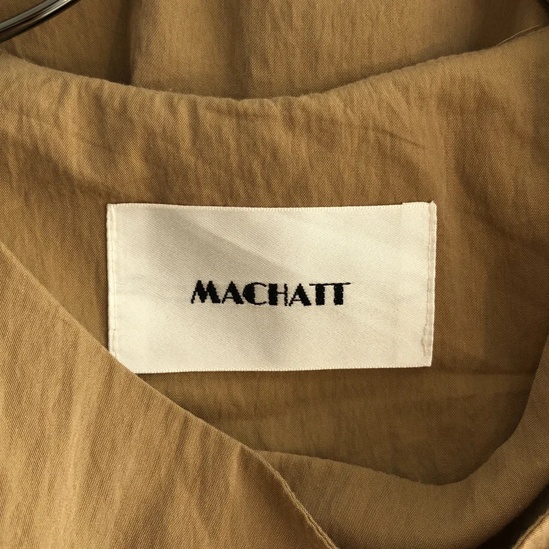 MACHATT / マチャット | ノーカラー コート |