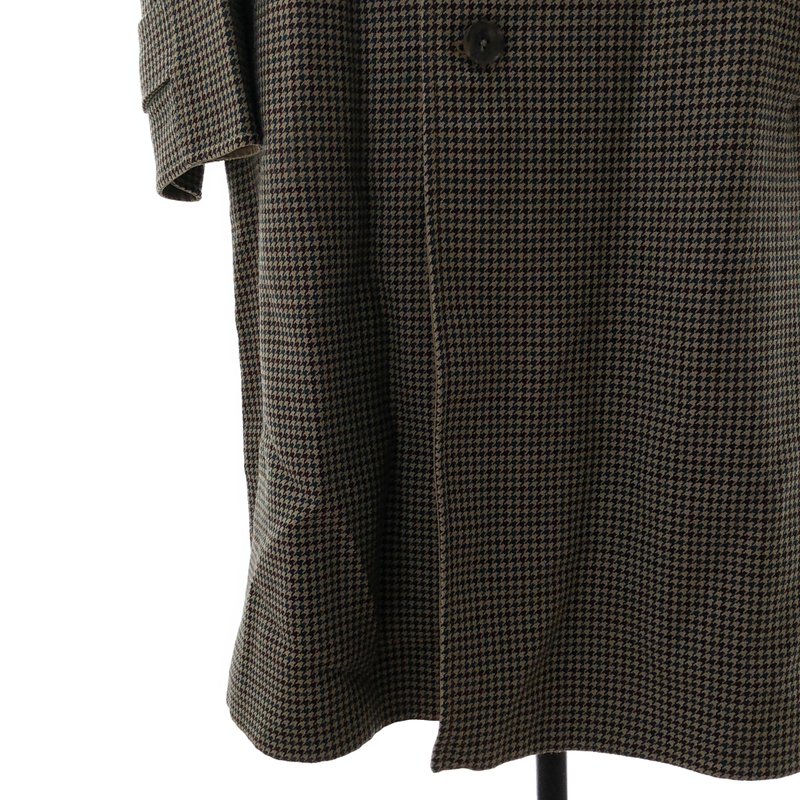 Maison Margiela / メゾンマルジェラ | 2017AW | リバーシブル 千鳥格子 ステンカラーコート | 48 | メンズ