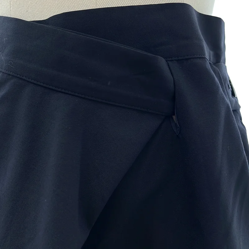 Yohji Yamamoto FEMME / ヨウジヤマモトファム | ドレープ アシンメトリー ロングスカート | 1 | レディース
