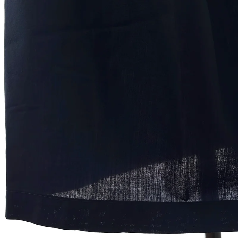 Yohji Yamamoto FEMME / ヨウジヤマモトファム | ドレープ アシンメトリー ロングスカート | 1 | レディース