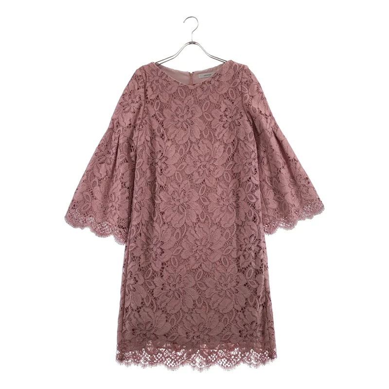 ADORE / アドーア | レース バックジップ ワンピース / 裏地付き | 36 | レディース