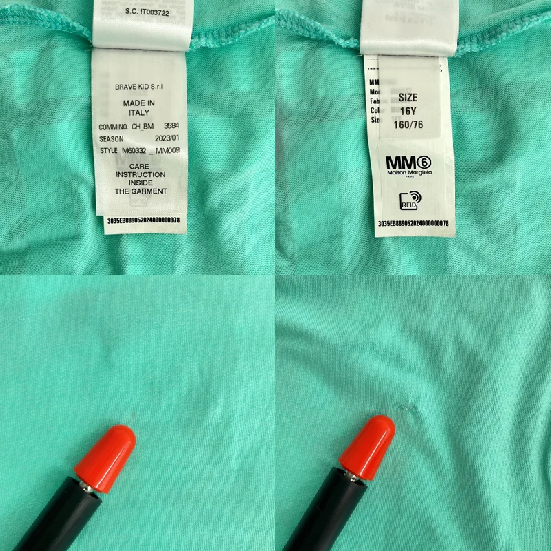MM6 Maison Margiela / エムエムシックスメゾンマルジェラ | キッズ / ロゴ プリント Tシャツ | 16Y | レディース