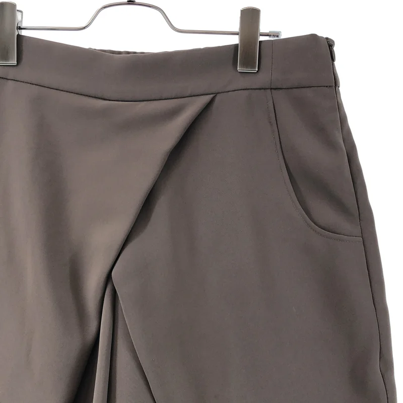 ARMANI COLLEZIONI / アルマーニコレツォーニ | サイドジップ ワイドパンツ | 42 | レディース