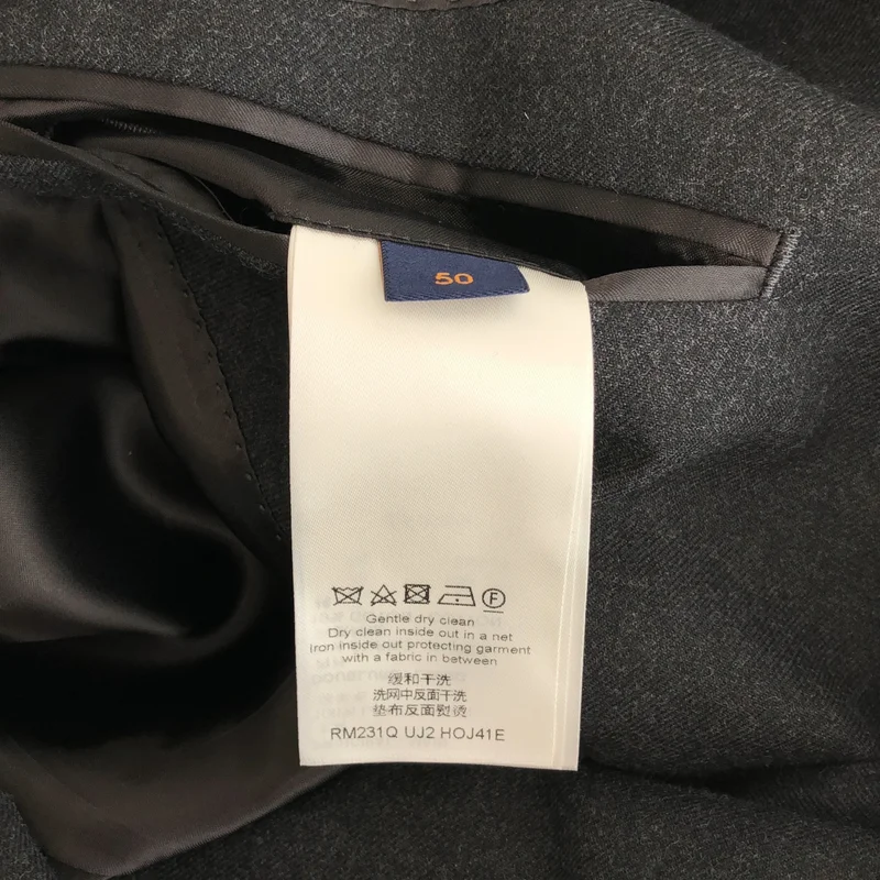 Louis Vuitton / ルイヴィトン | 2023SS | モノグラムフラワー LV ロゴ刺しゅう ウール 2B テーラードジャケット | 50 | メンズ