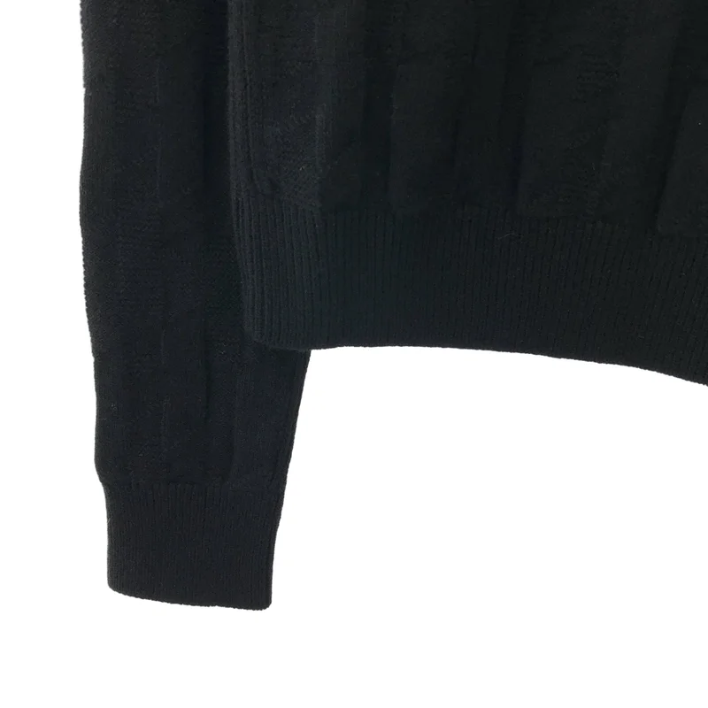 HERMES / エルメス | 2023AW | ウール Hパターン クルーネックニット | 34 | レディース