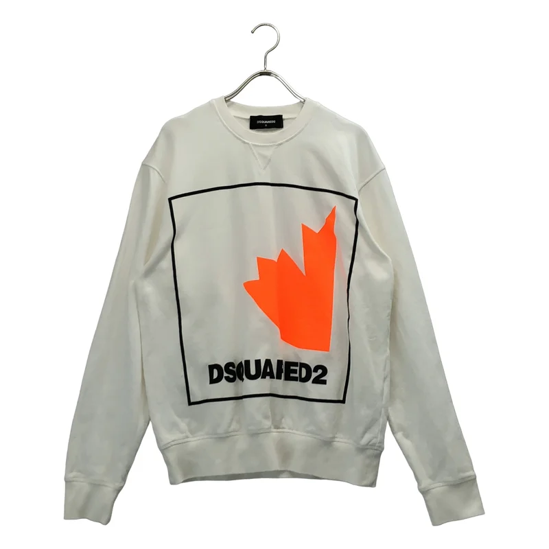 DSQUARED2 / ディースクエアード | コットン プリント クルーネックトレーナー | S | メンズ