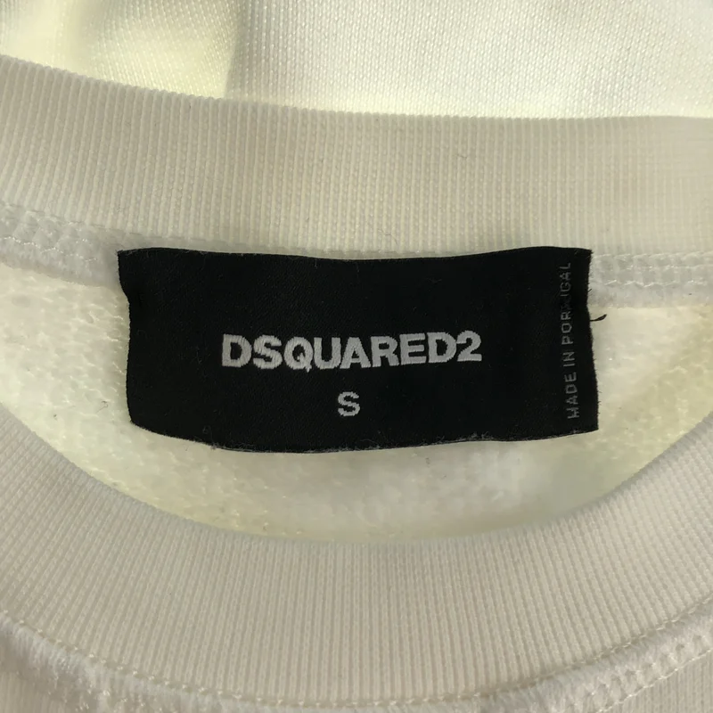 DSQUARED2 / ディースクエアード | コットン プリント クルーネックトレーナー | S | メンズ