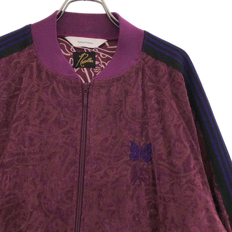 Needles / ニードルス | 2024SS | ×Sasquatchfabrix. / TRACK JACKET ベロア トラックジャケット | XL | メンズ