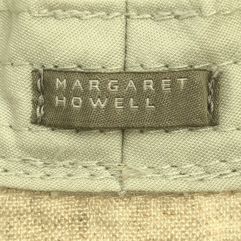 MARGARET HOWELL / マーガレットハウエル | リネン コットン バケットハット 帽子 | F | その他