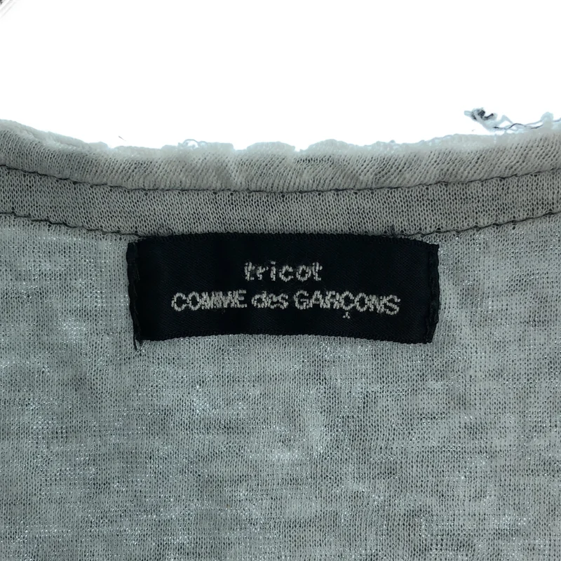tricot COMME des GARCONS / トリココムデギャルソン | 2006SS | プリーツ カットアウト ノースリーブ カットソー |