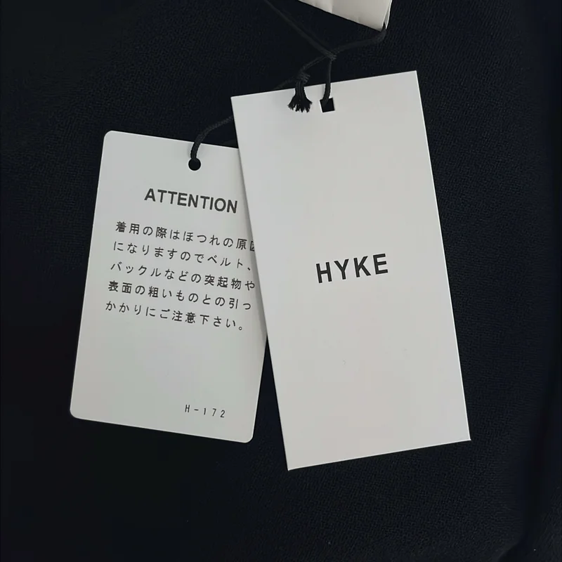 HYKE / ハイク | 2024SS | CREW NECK PONCHO SWEATER / コットン ニット | 2 | レディース