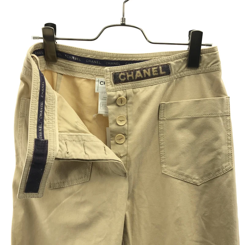 CHANEL / シャネル | 2000SS | フロントポケット ストレートパンツ | 36 | レディース