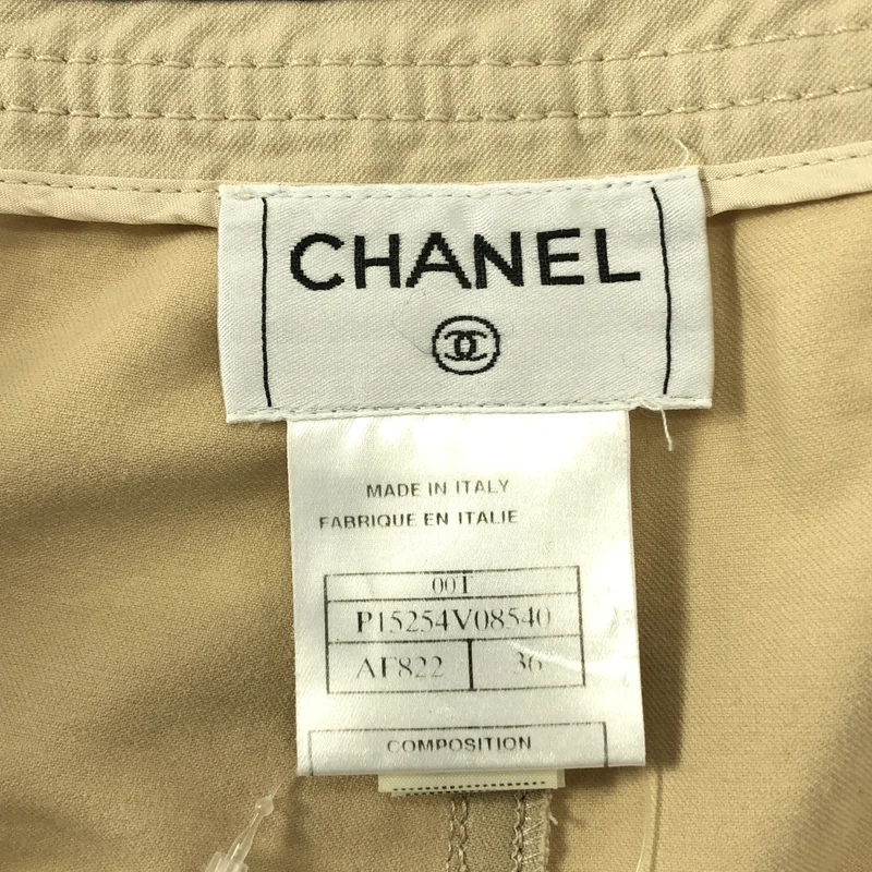 CHANEL / シャネル | 2000SS | フロントポケット ストレートパンツ | 36 | レディース
