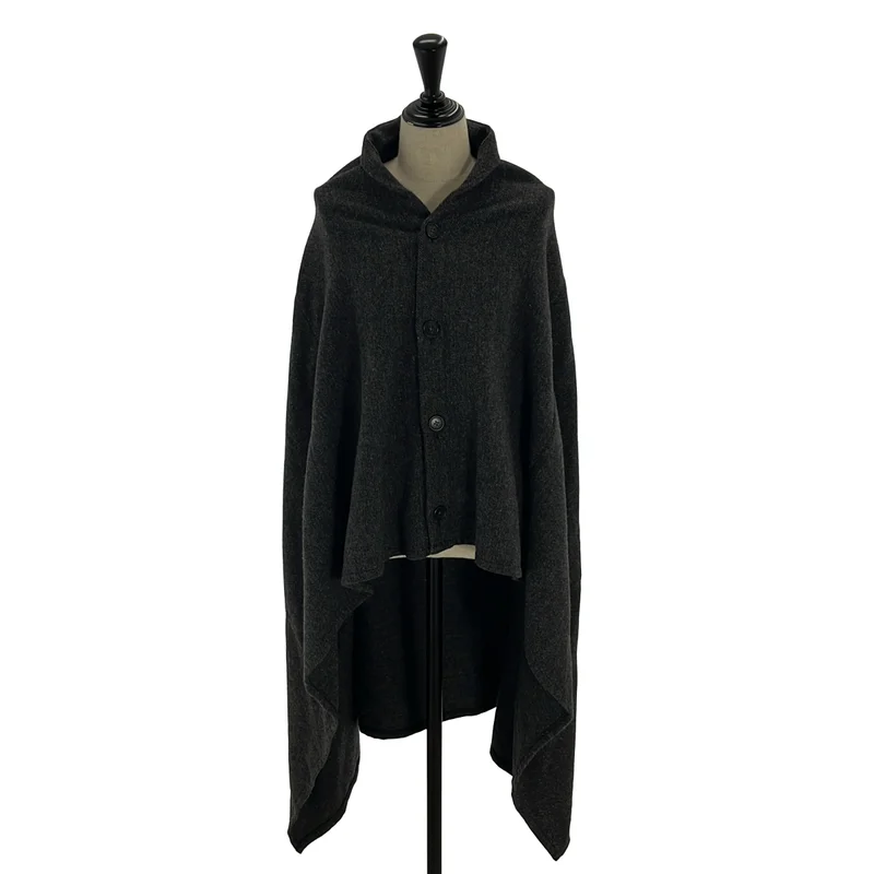 Engineered Garments / エンジニアドガーメンツ | ウール ヘリンボーン ポンチョコート |