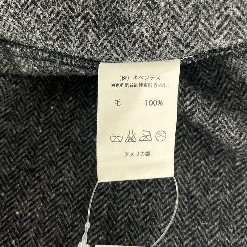 Engineered Garments / エンジニアドガーメンツ | ウール ヘリンボーン ポンチョコート |